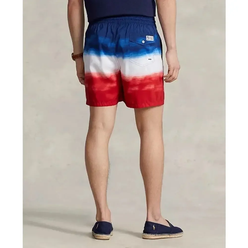 POLO RALPH LAUREN Swim Trunks SZ Small Men's Traveler Shorts Board Tie Dye NWT